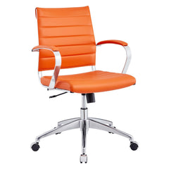 Jive Orange Mid Back Office Chair - Ornate Home