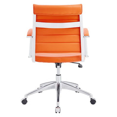 Jive Orange Mid Back Office Chair - Ornate Home