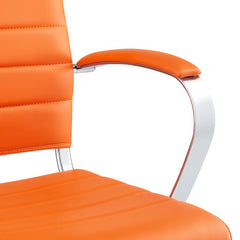 Jive Orange Mid Back Office Chair - Ornate Home