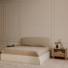 Joan Cream King Storage Bed - Ornate Home