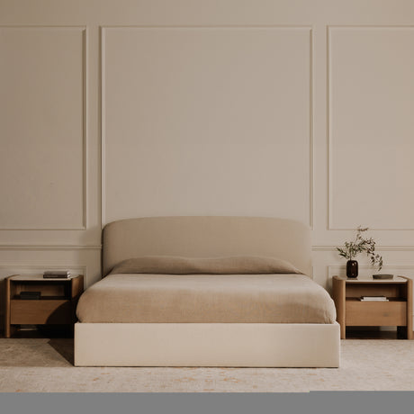 Joan Cream Queen Storage Bed - Ornate Home