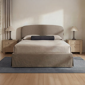 Joan Light Taupe King Storage Bed - Ornate Home