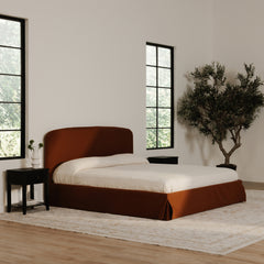 Joan Rust King Storage Bed - Ornate Home