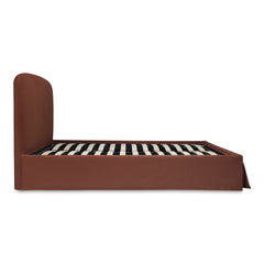 Joan Rust Queen Storage Bed - Ornate Home