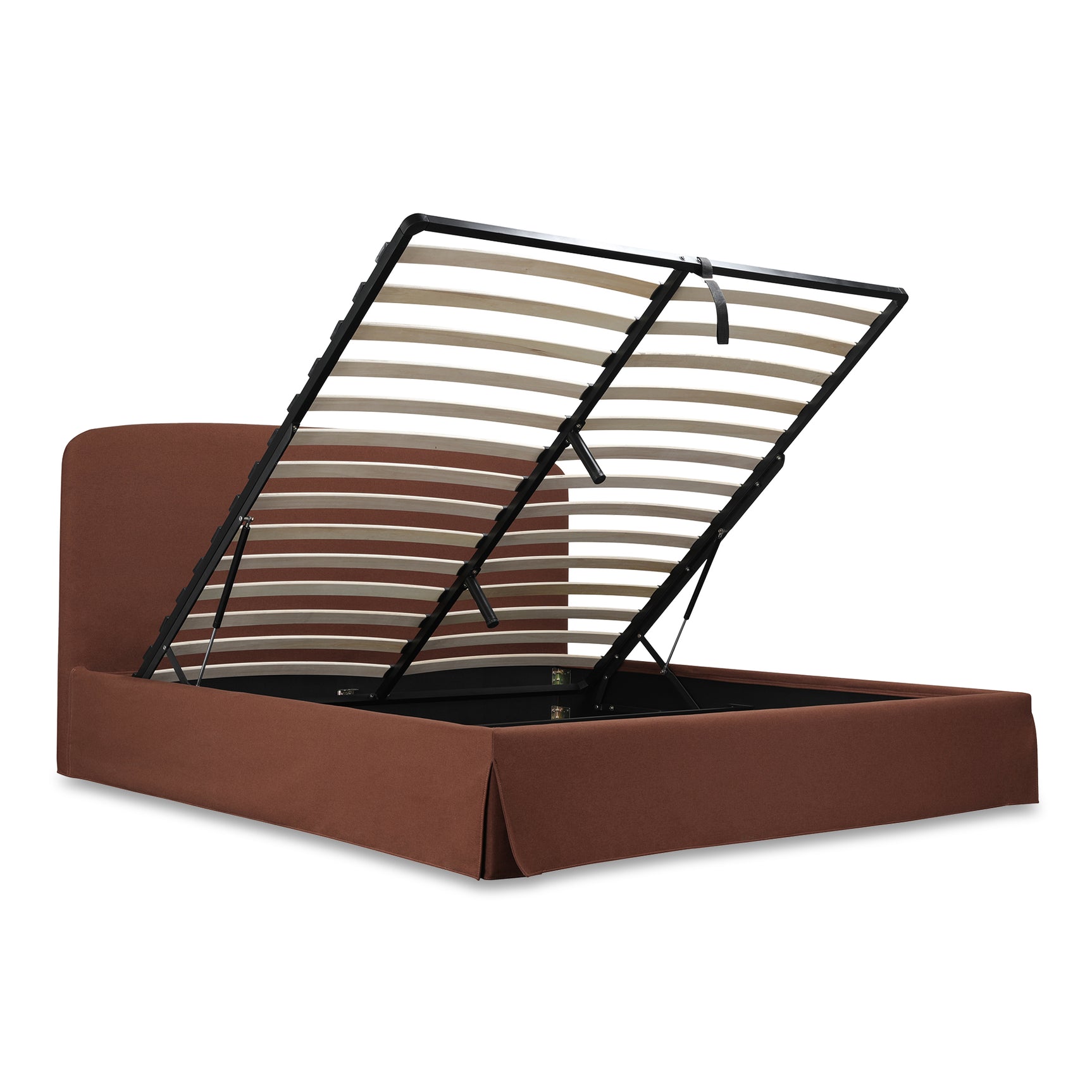 Joan Rust Queen Storage Bed - Ornate Home