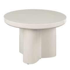 Joane Light Gray High Gloss End Table - Ornate Home