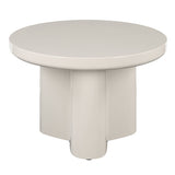 Joane Light Gray High Gloss End Table - Ornate Home