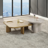 Joane Yellowish Brown Coffee Table - Ornate Home