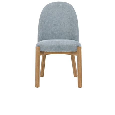 Joanie Dream Blue Upholstered Dining Chair - Ornate Home