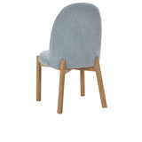 Joanie Dream Blue Upholstered Dining Chair - Ornate Home
