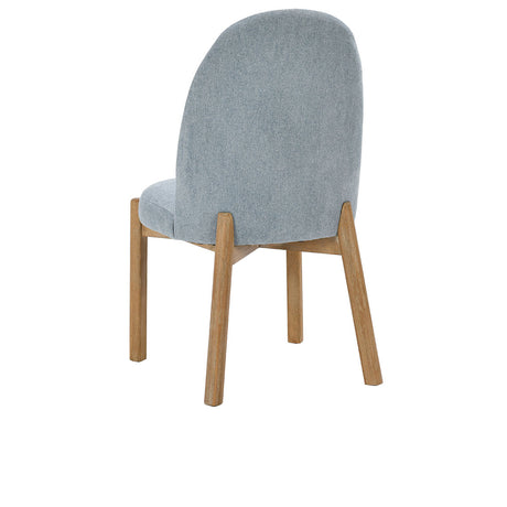 Joanie Dream Blue Upholstered Dining Chair - Ornate Home
