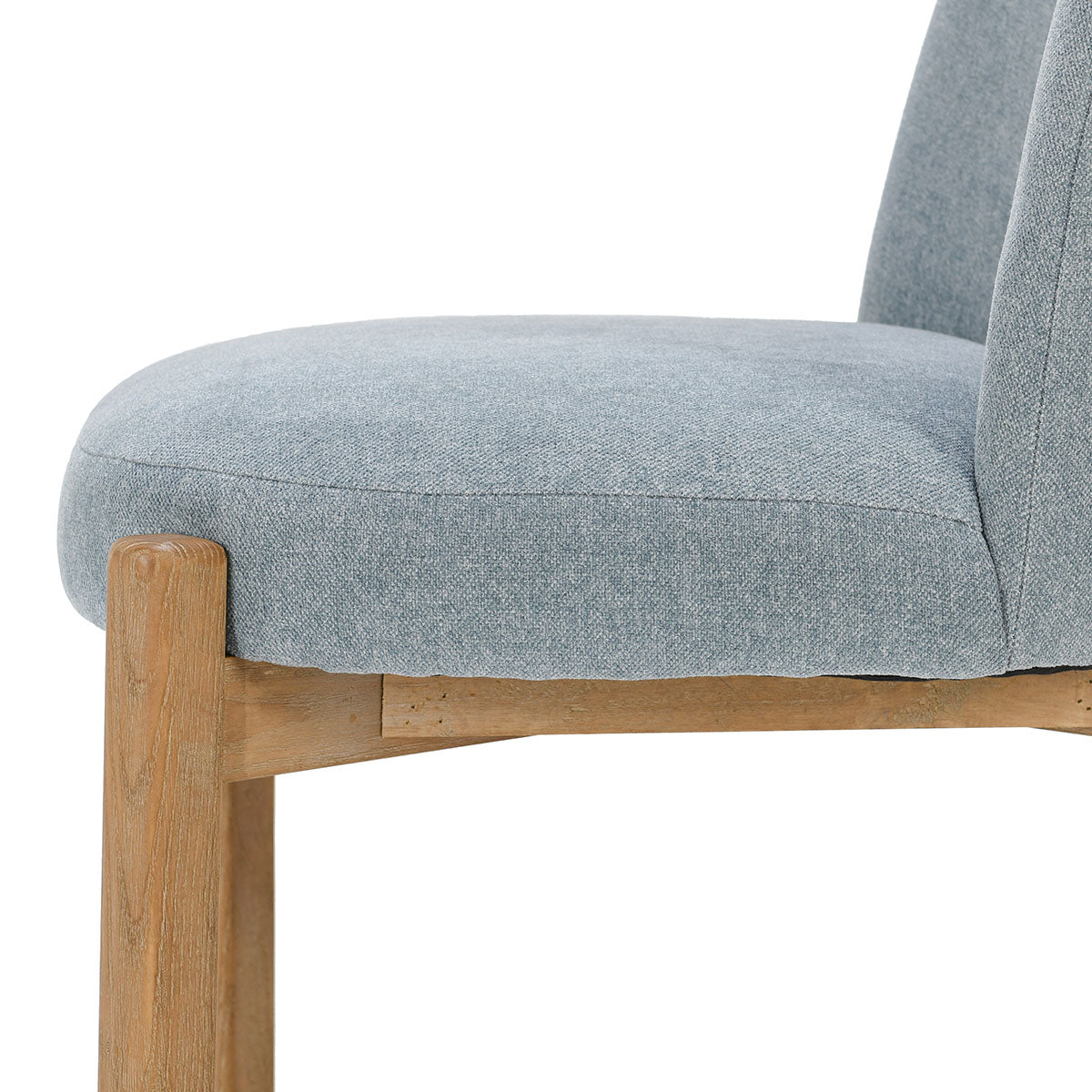 Joanie Dream Blue Upholstered Dining Chair - Ornate Home