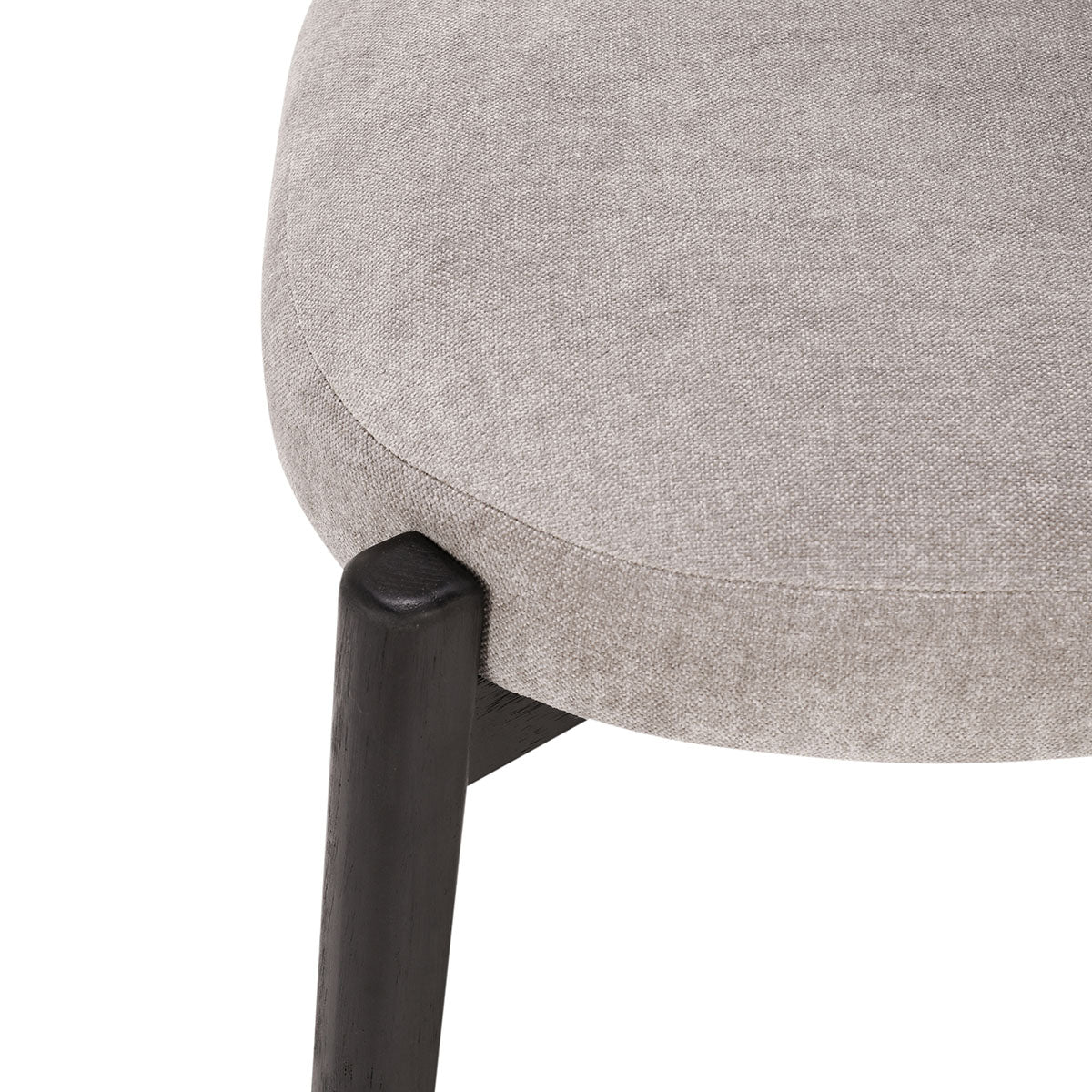 Joanie Granite Gray Upholstered Dining Chair - Ornate Home