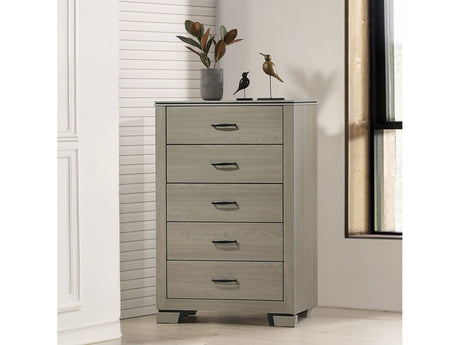 Joanna Weathered Gray Chest - Ornate Home