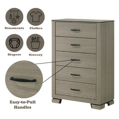 Joanna Weathered Gray Chest - Ornate Home