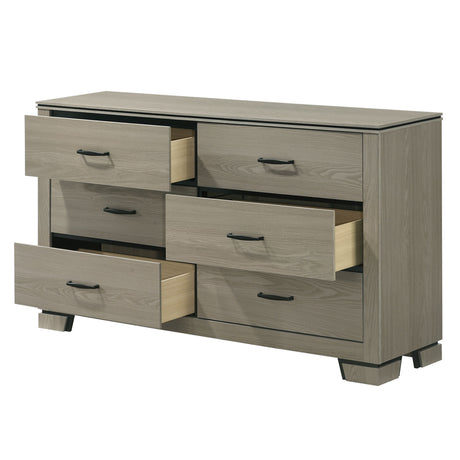 Joanna Weathered Gray Dresser - Ornate Home