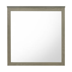 Joanna Weathered Gray Mirror - Ornate Home