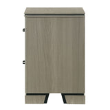Joanna Weathered Gray Nightstand - Ornate Home