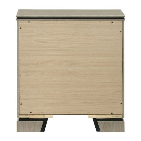 Joanna Weathered Gray Nightstand - Ornate Home