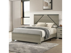 Joanna Weathered Gray Queen Bed - Ornate Home