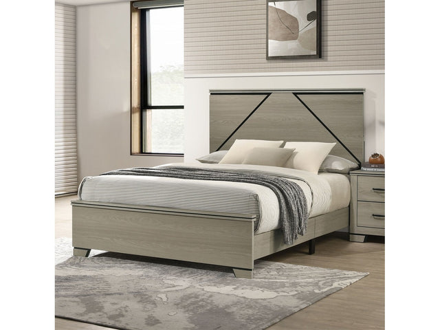 Joanna Weathered Gray Queen Bed - Ornate Home