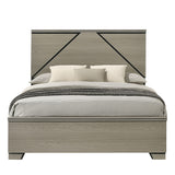 Joanna Weathered Gray Queen Bed - Ornate Home
