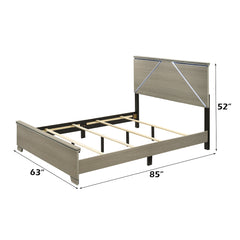 Joanna Weathered Gray Queen Bed - Ornate Home
