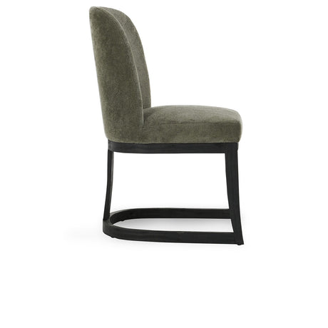 Jocelyn Herb Green Upholstered Dining Chair - Ornate Home