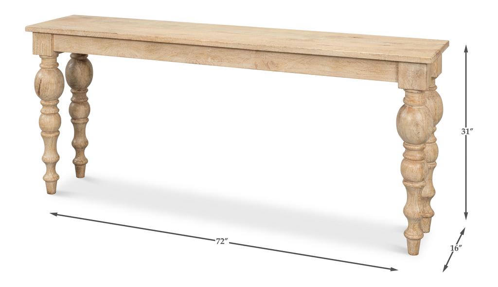 Jocelyn Natural Console Table - Ornate Home