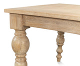 Jocelyn Natural Square Dining Table - Ornate Home