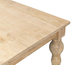 Jocelyn Natural Square Dining Table - Ornate Home