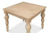 Jocelyn Natural Square Dining Table - Ornate Home