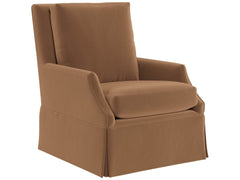 Jocelyn Rush Toffee Swivel Chair - Ornate Home