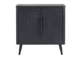Jodie Accent Cabinet in Charcoal Grey - Ornate Home