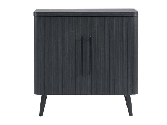 Jodie Accent Cabinet in Charcoal Grey - Ornate Home
