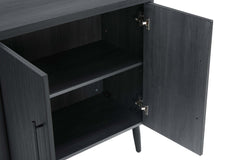 Jodie Accent Cabinet in Charcoal Grey - Ornate Home