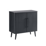 Jodie Accent Cabinet in Charcoal Grey - Ornate Home