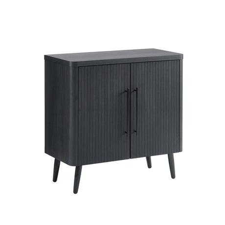 Jodie Accent Cabinet in Charcoal Grey - Ornate Home