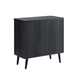 Jodie Accent Cabinet in Charcoal Grey - Ornate Home