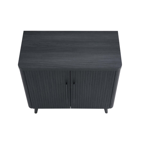 Jodie Accent Cabinet in Charcoal Grey - Ornate Home