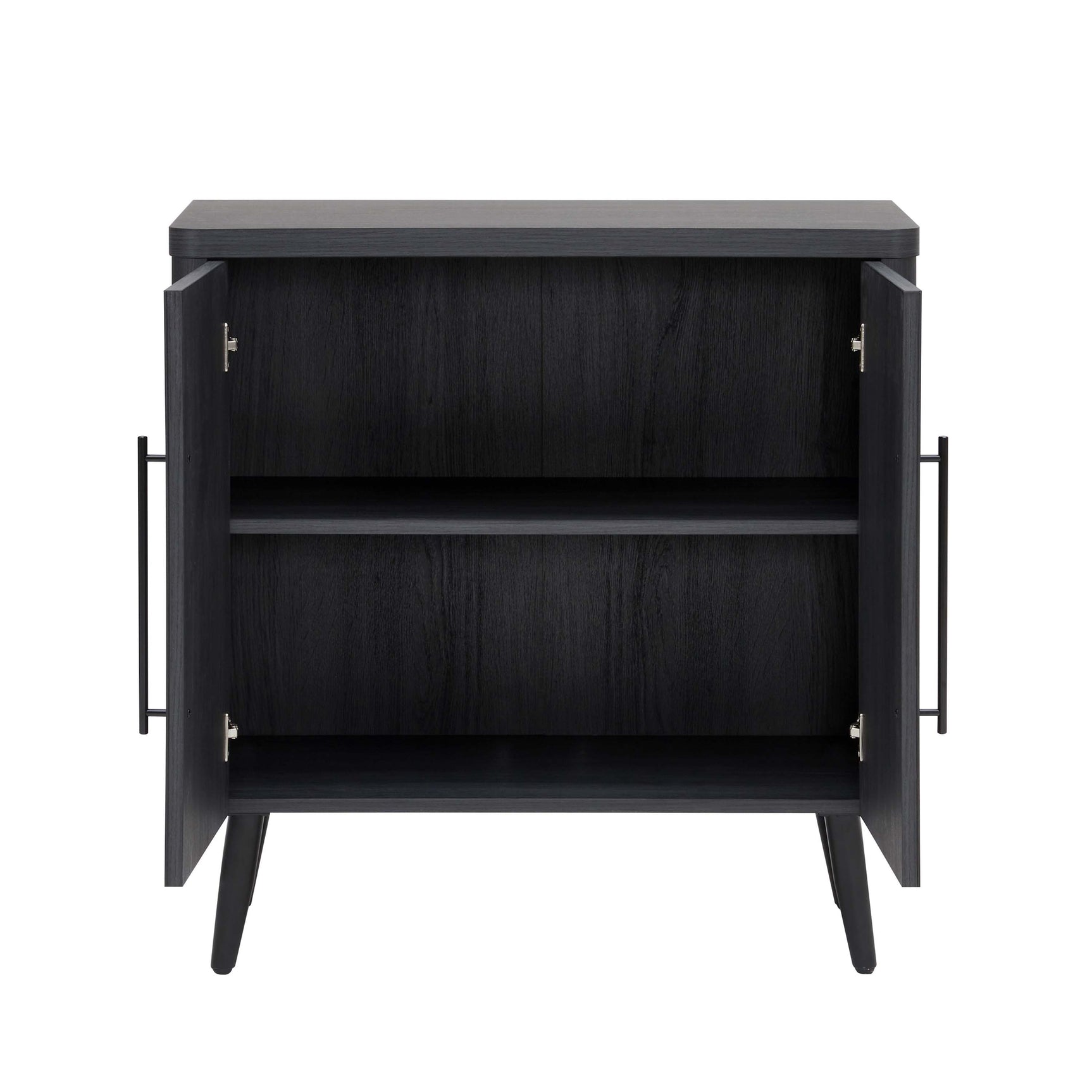 Jodie Accent Cabinet in Charcoal Grey - Ornate Home