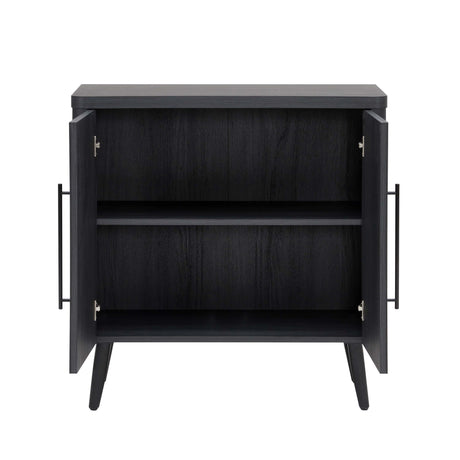 Jodie Accent Cabinet in Charcoal Grey - Ornate Home