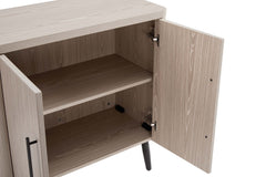 Jodie Accent Cabinet in Whitewashed Oak - Ornate Home