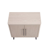 Jodie Accent Cabinet in Whitewashed Oak - Ornate Home