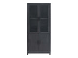 Jodie Bookcase in Charcoal Grey - Ornate Home
