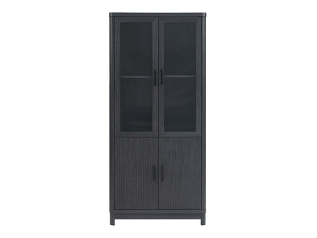 Jodie Bookcase in Charcoal Grey - Ornate Home