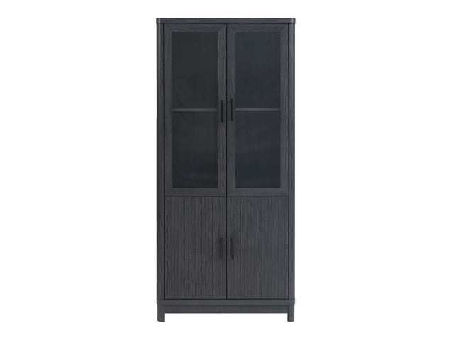 Jodie Bookcase in Charcoal Grey - Ornate Home