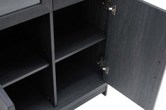 Jodie Bookcase in Charcoal Grey - Ornate Home
