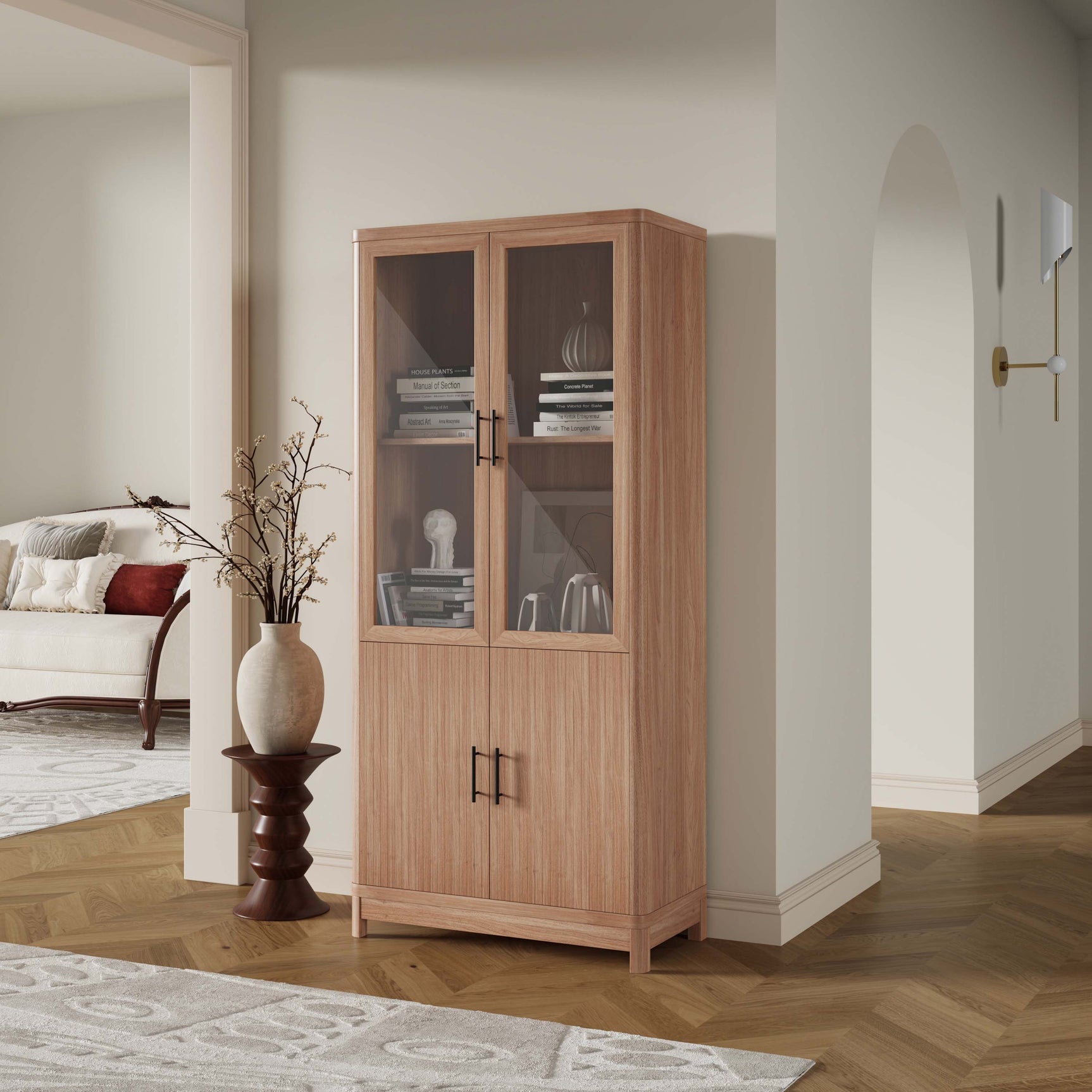 Jodie Bookcase in Maple - Ornate Home