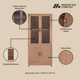 Jodie Bookcase in Maple (set of 3) - Ornate Home